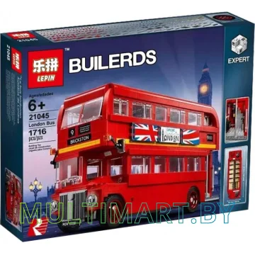 Конструктор Lepin 21045 Лондонский автобус (1716 деталей)
